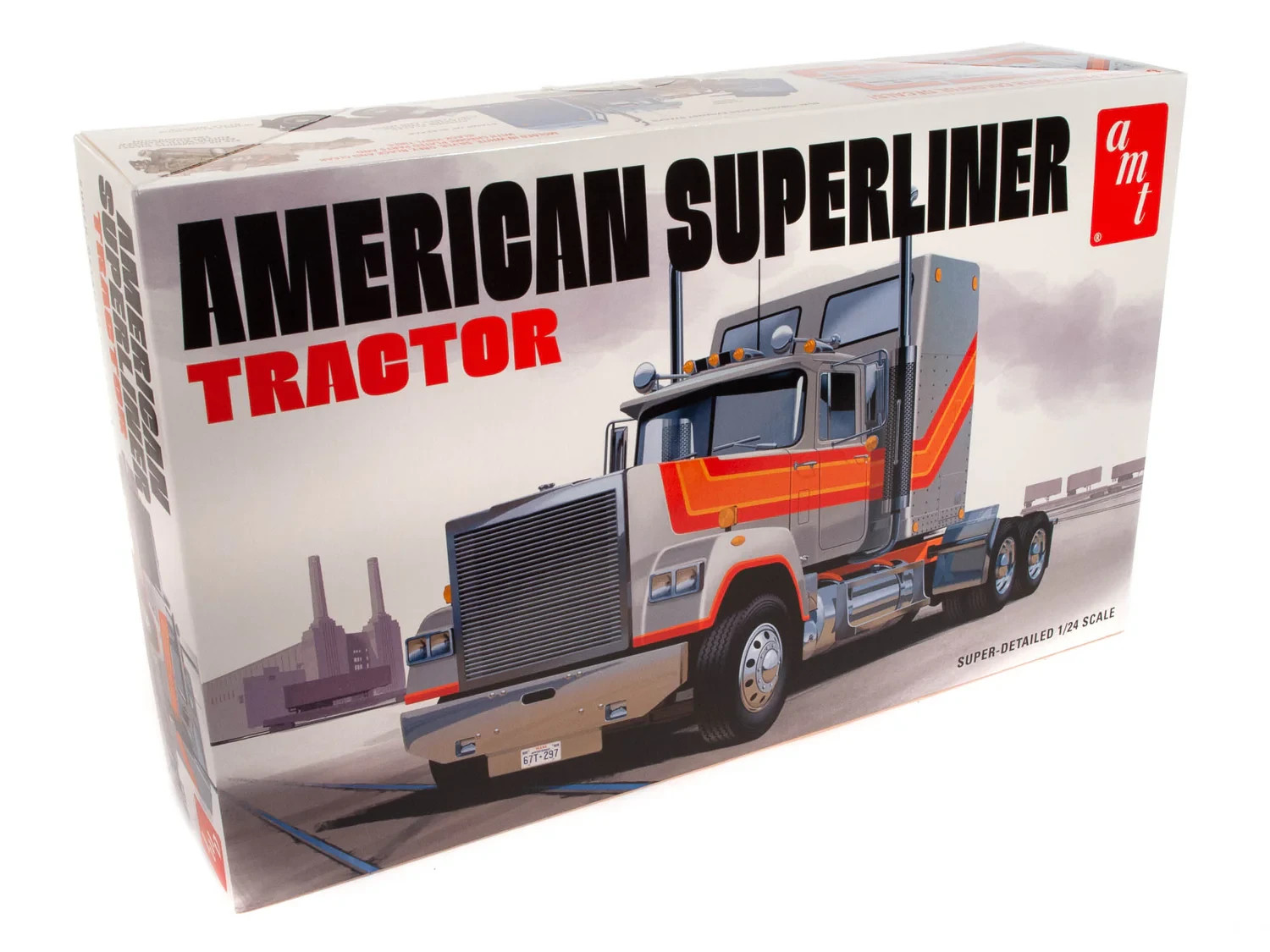 AMT American Superliner Truck 1/24 Scale Model Kit AMT1235 AMT American Superliner Truck 1/24 Scale Model Kit AMT1235