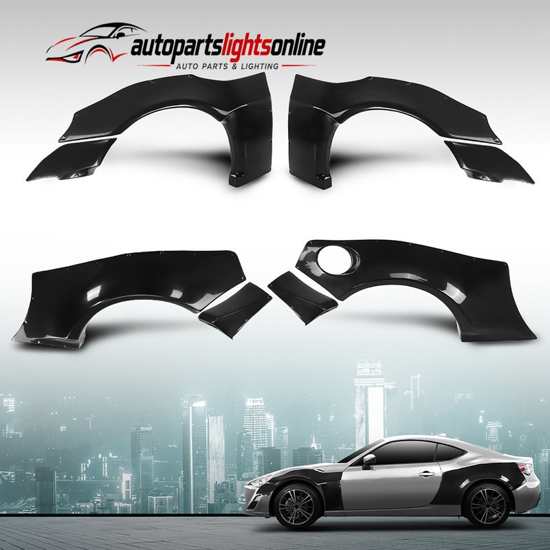 8PCS Fender Flare Wheel Covers For 2013-2019 2020 Subaru BRZ/Scion FRS/Toyota 86
