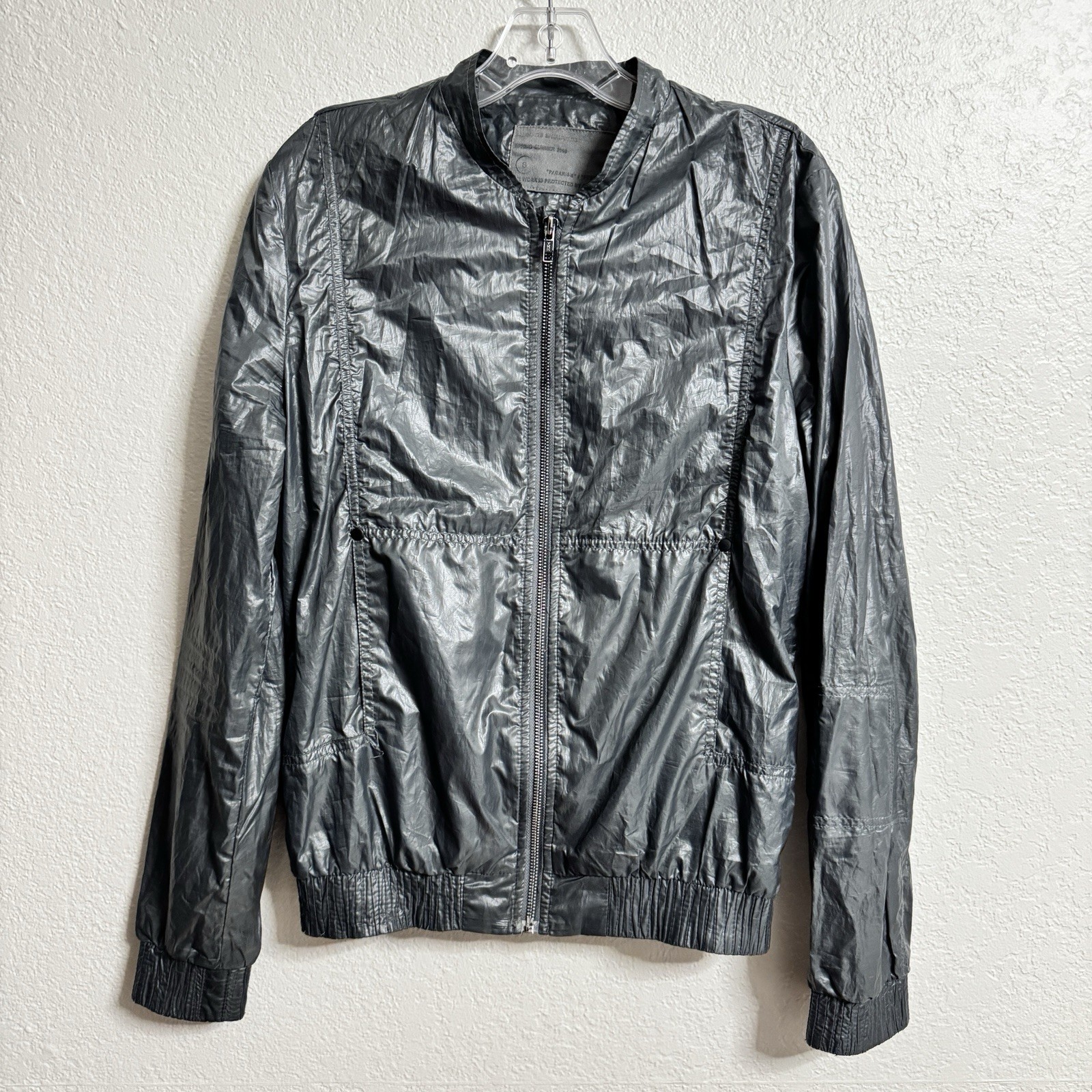 All Saints Icat Jacket Mens Small Gray 2008 Festival Full Zip Pockets All Saints Icat Jacket Mens Small Gray 2008 Festival Full Zip Pockets