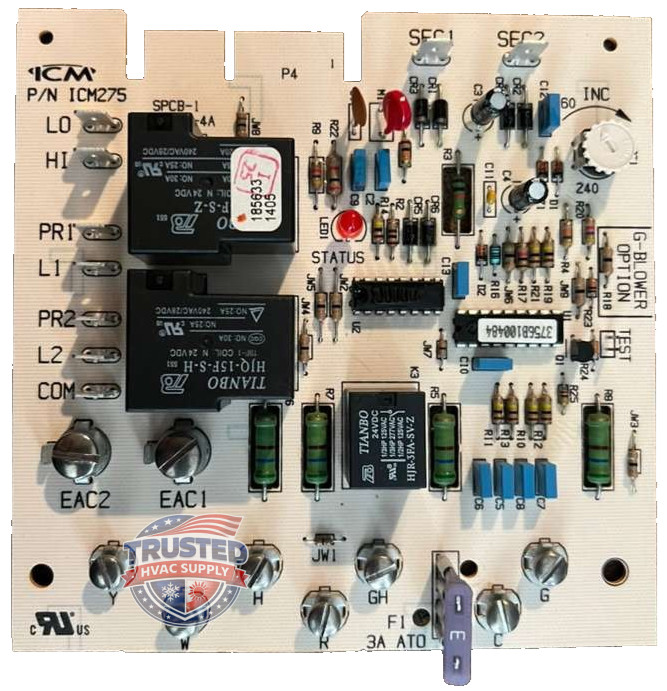 NEW ICM275 OEM PART (not generic) Furnace control circuit board ICM275C NEW ICM275 OEM PART (not generic) Furnace control circuit board ICM275C