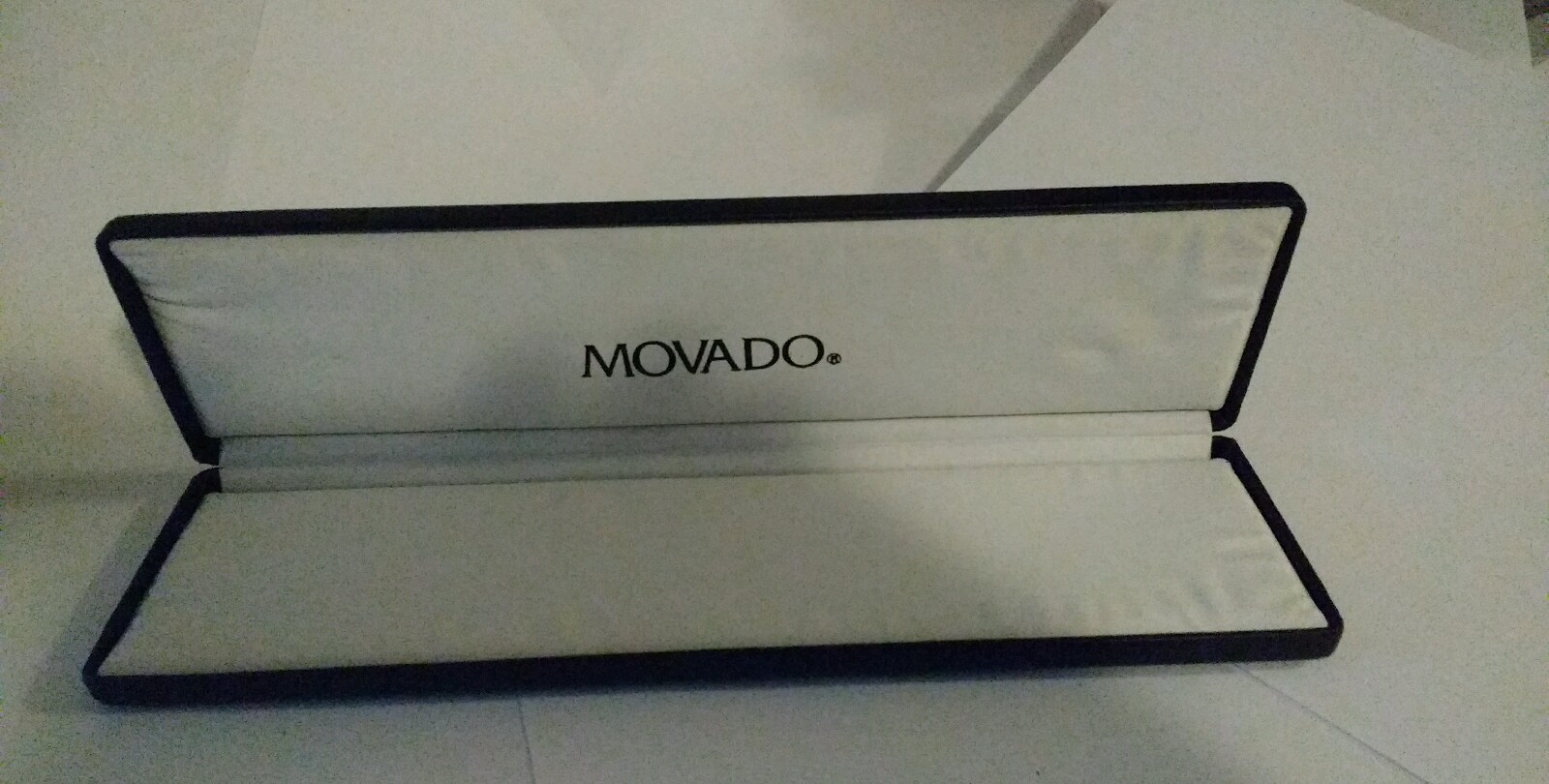 Vintage movado Case Box Scatola Black Box Wristwatch Display Awesome