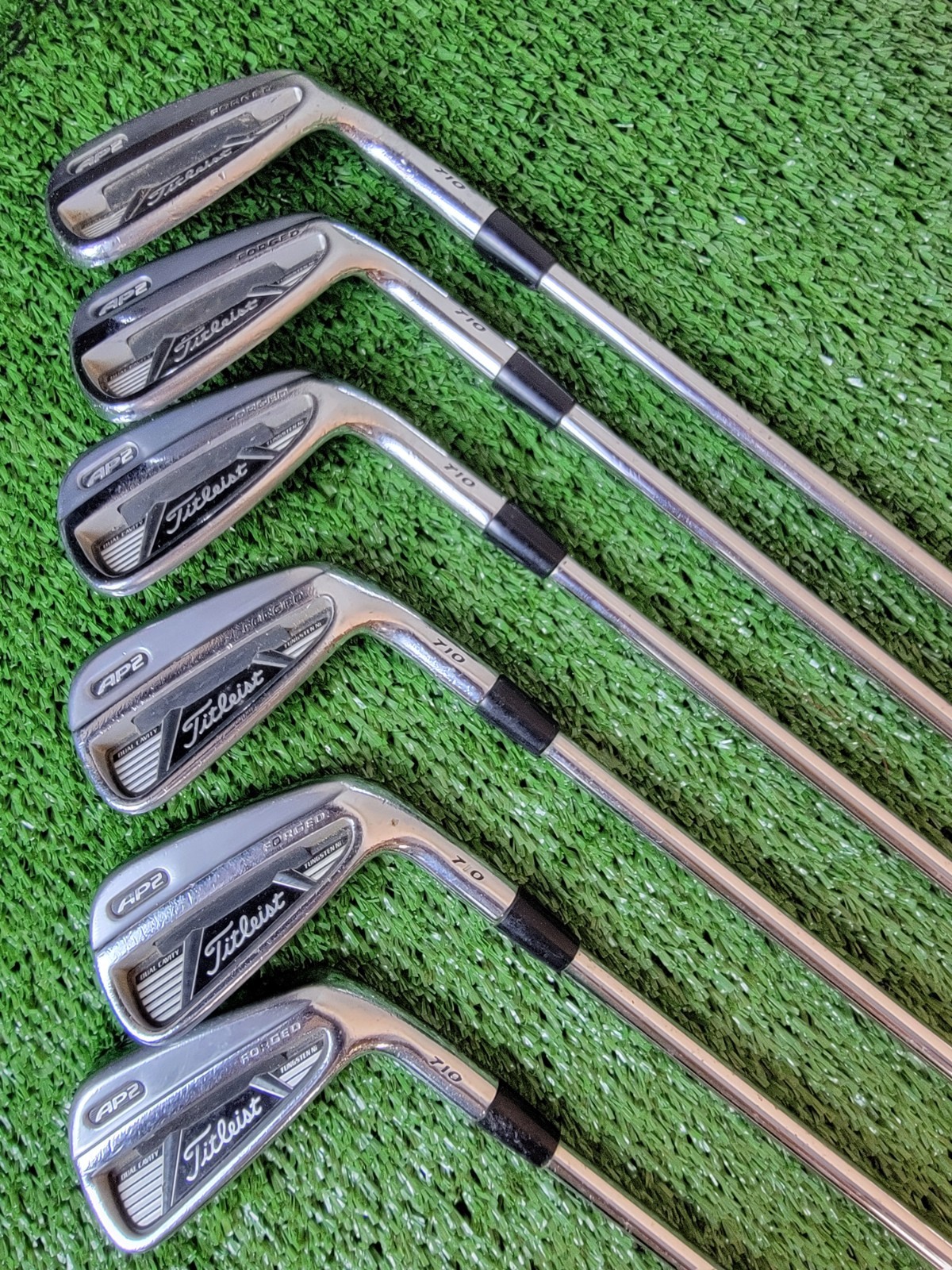 Titleist 710 AP2 Iron Set 5-PW, RH, True Temper Dynamic Gold R300 Shafts, Used