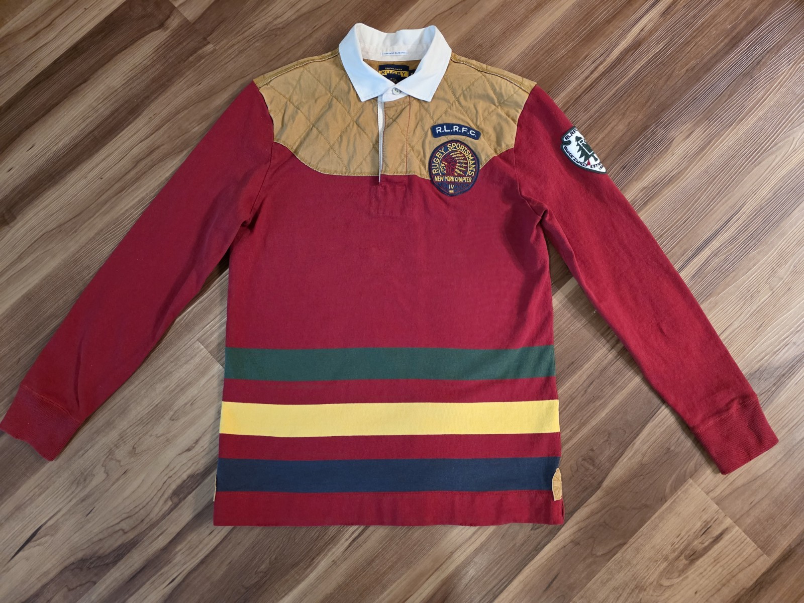 Rugby Ralph Lauren Rugby Shirt- Sportsman Rugby Shirt- Size XL Vintage Slim Fit Rugby Ralph Lauren Rugby Shirt- Sportsman Rugby Shirt- Size XL Vintage Slim Fit