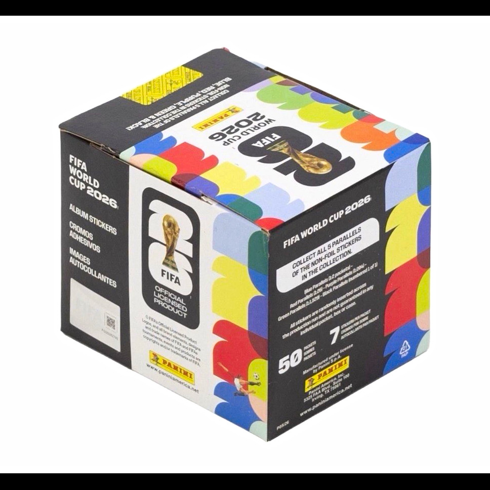 Panini FIFA World Cup 2026 Official Sticker Collection Sealed Box 100 Packs