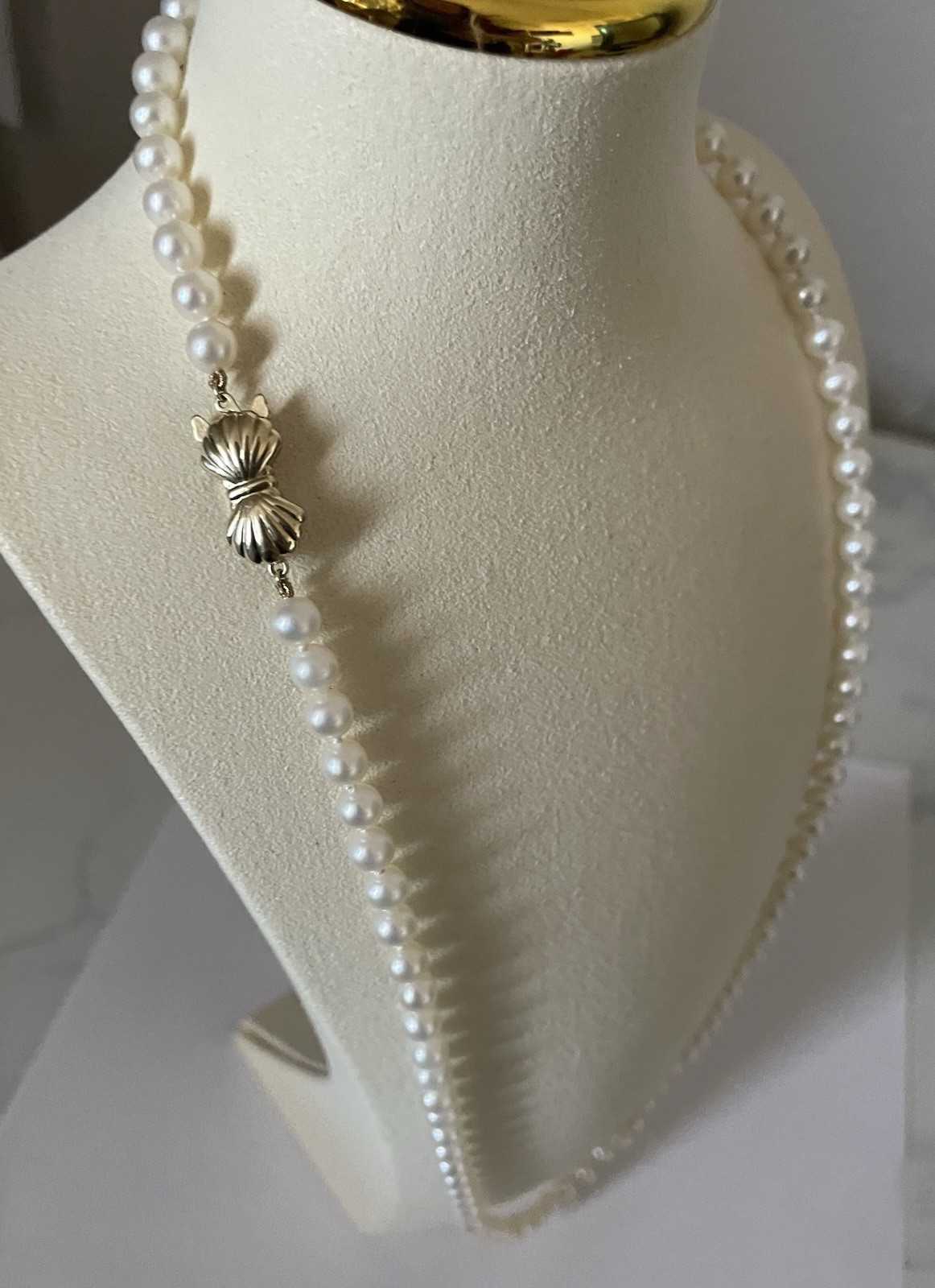 Blue Lagoon By Mikimoto - Cultured Pearl (5.5-6mm) Strand 14k Clasp