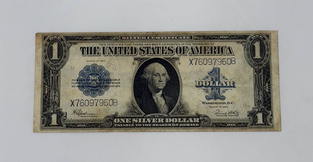 1923 $1 Silver Certificate Large Size Nicer YOU GRADE