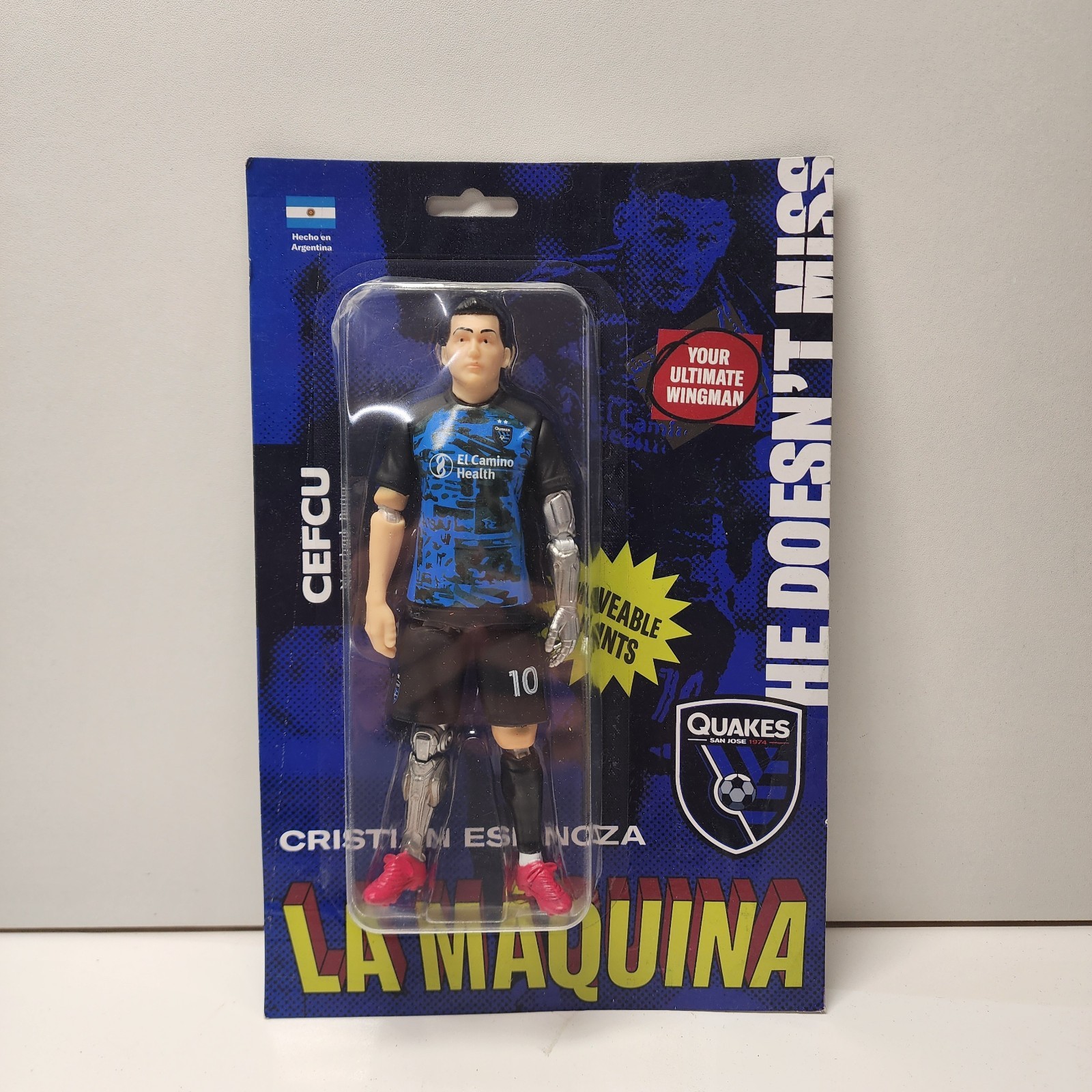 Cristian Espinoza Action Figure San Jose Earthquakes Clash Jersey SGA 10-18-2025