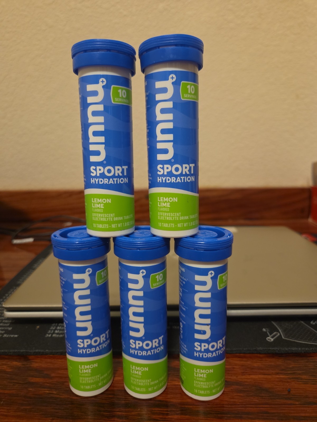 5X Nuun Sport Lemon Lime Electrolyte tabs 50 ct total 2026 - SEALED 