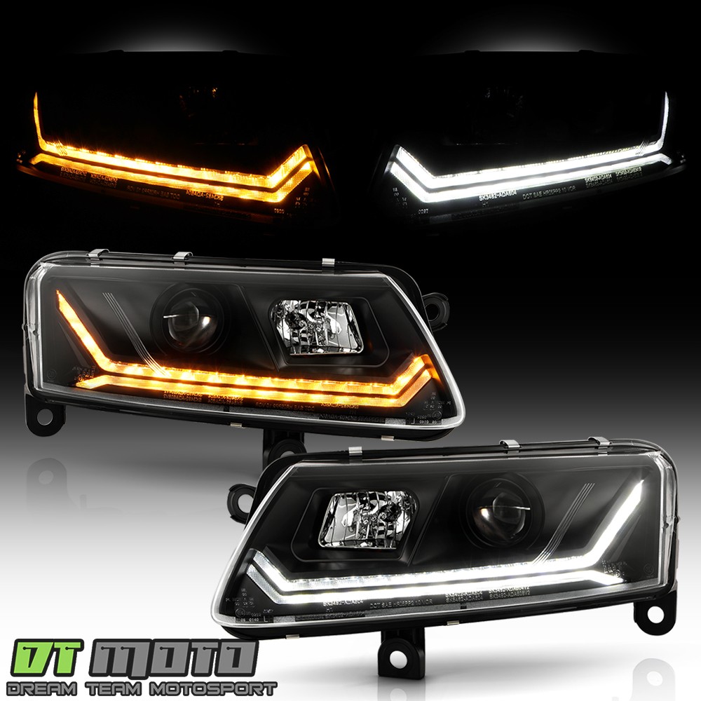 2009-2011 Audi A6 Halogen LED Sequential Signal Projetor Headlights Headlamps 2009-2011 Audi A6 Halogen LED Sequential Signal Projetor Headlights Headlamps