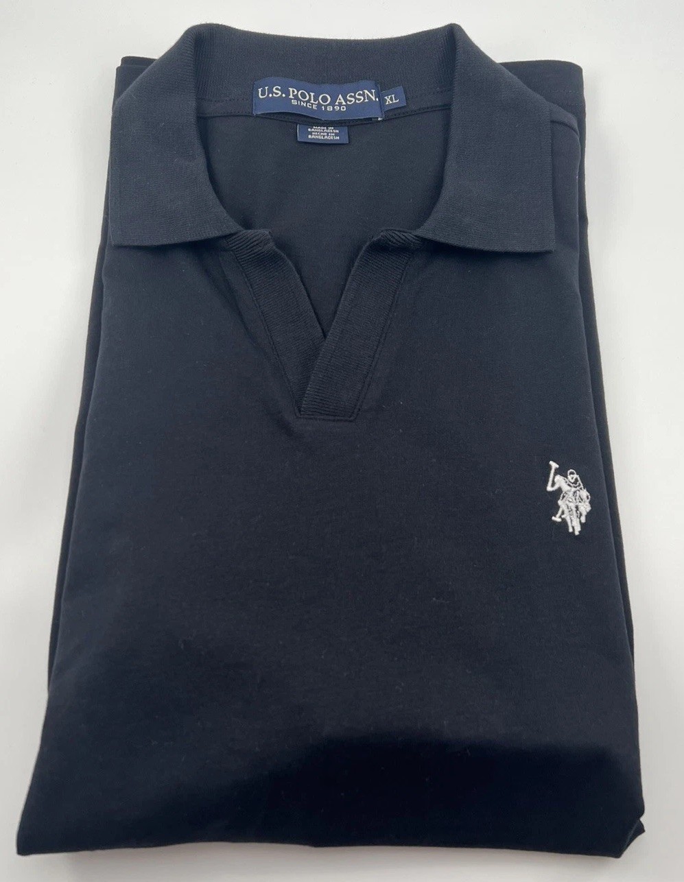 U.S. Polo Assassin Shirt Men’s XXL Johnny Collar Casual Classic 100%Cotton NWT U.S. Polo Assassin Shirt Men’s XXL Johnny Collar Casual Classic 100%Cotton NWT