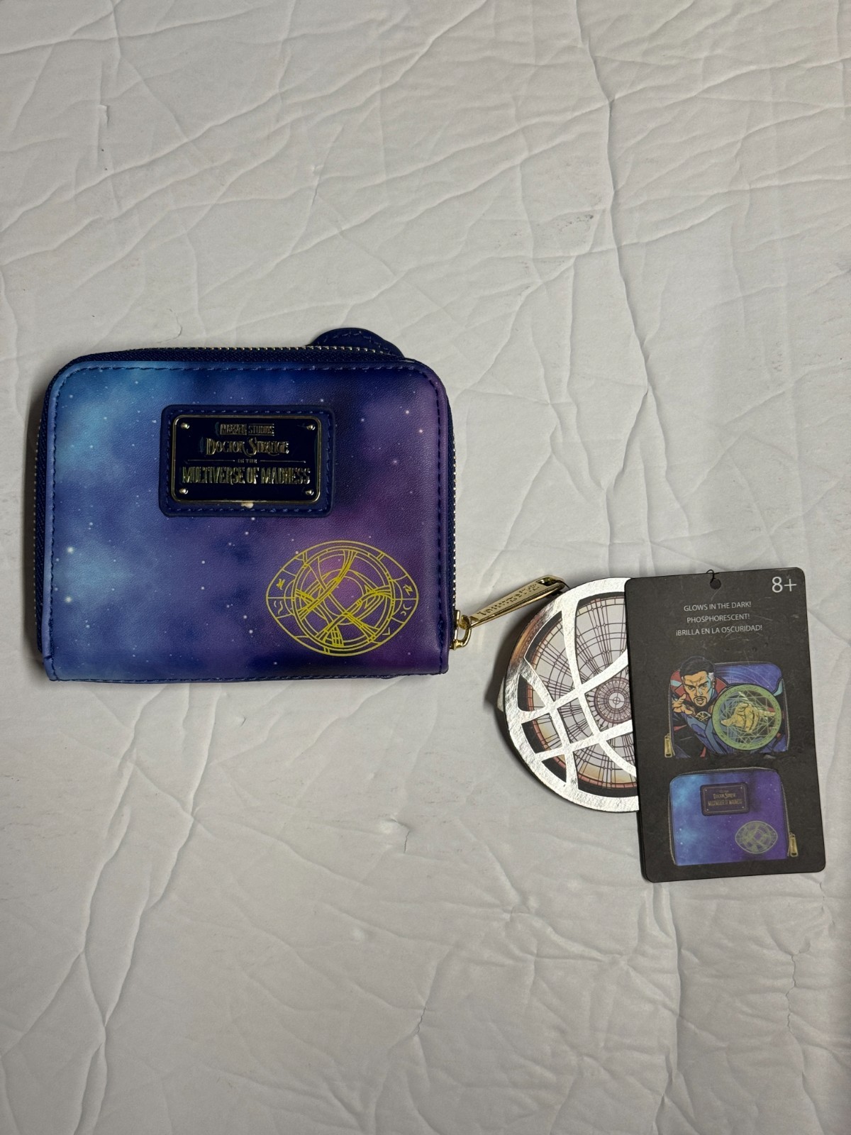Loungefly Marvel Dr Strange Multiverse Wallet NWT Glow In The Dark NEW
