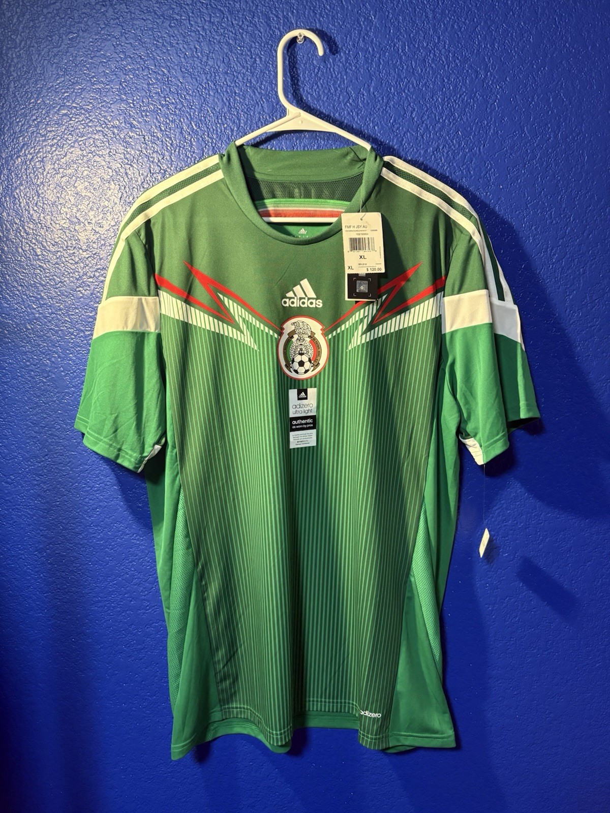Mexico 2014 brazil world cup home jersey *player version* *BNWT* Mexico 2014 brazil world cup home jersey *player version* *BNWT*