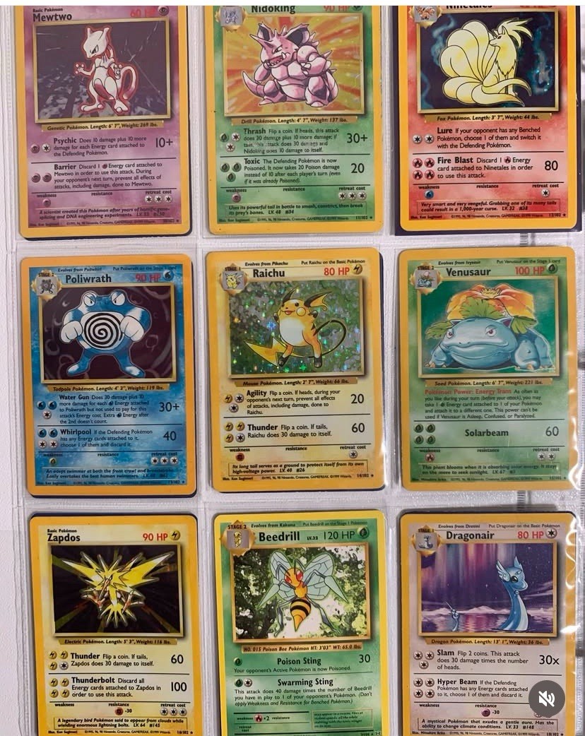 Vintage Pokemon Cards 1999 WOTC Pack Charizard Pikachu 1st Edition 