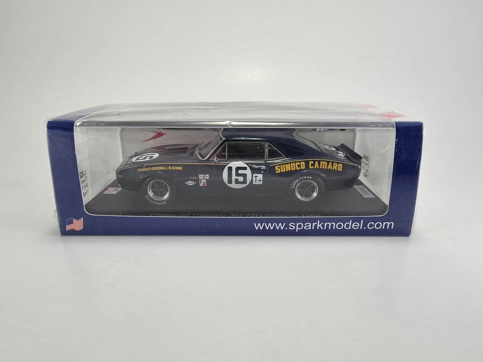 Spark Models 1:43 Chevrolet Camaro | 3rd Pl. Sebring 1968 | Ltd. Ed. | US245