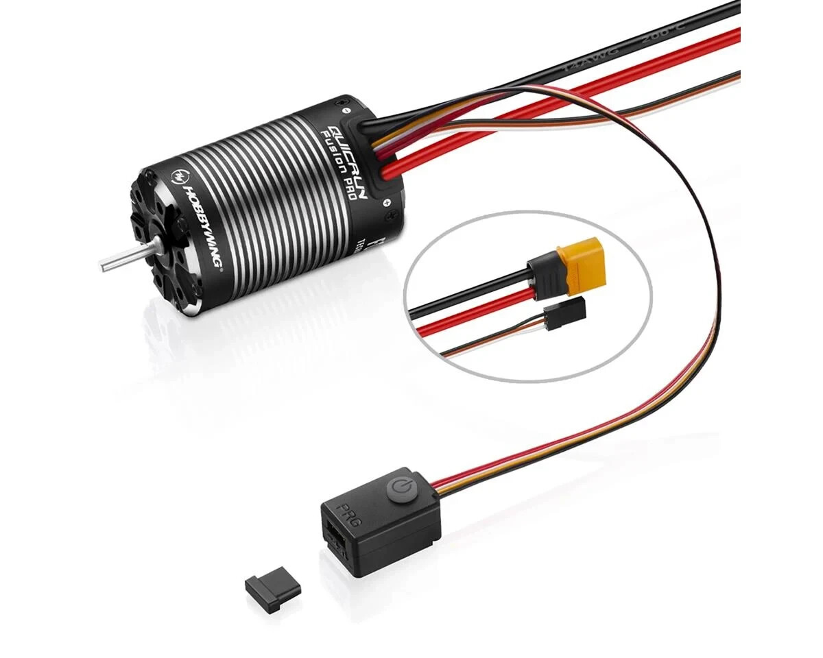 Hobbywing QuicRun Fusion Pro FOC 2-in-1 ESC & Motor System 2300Kv 30120402 NEW Hobbywing QuicRun Fusion Pro FOC 2-in-1 ESC & Motor System 2300Kv 30120402 NEW