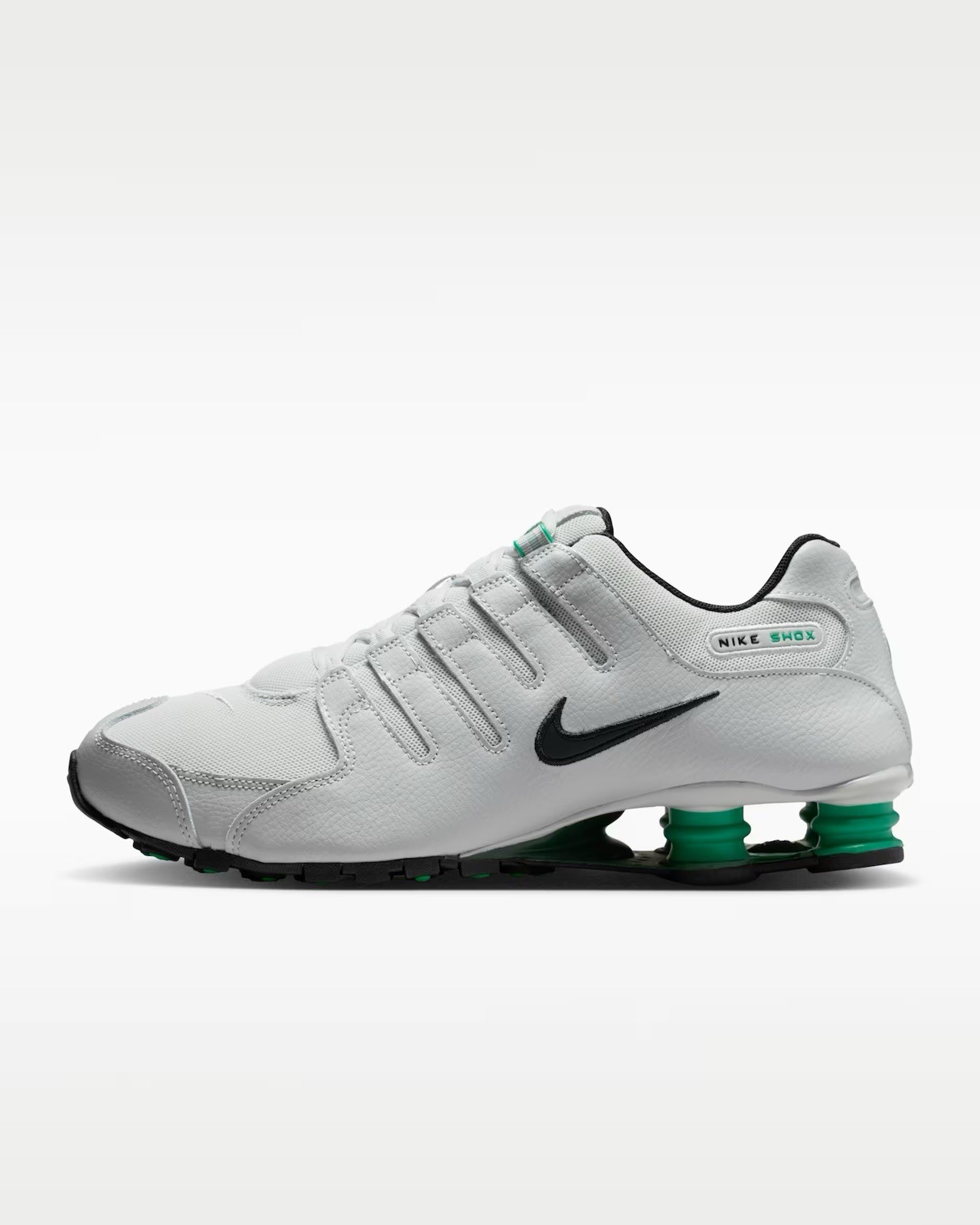 Nike Shox NZ Grey Fog Stadium Green Black Running Sneakers IQ8263-001 Mens Sizes Nike Shox NZ Grey Fog Stadium Green Black Running Sneakers IQ8263-001 Mens Sizes