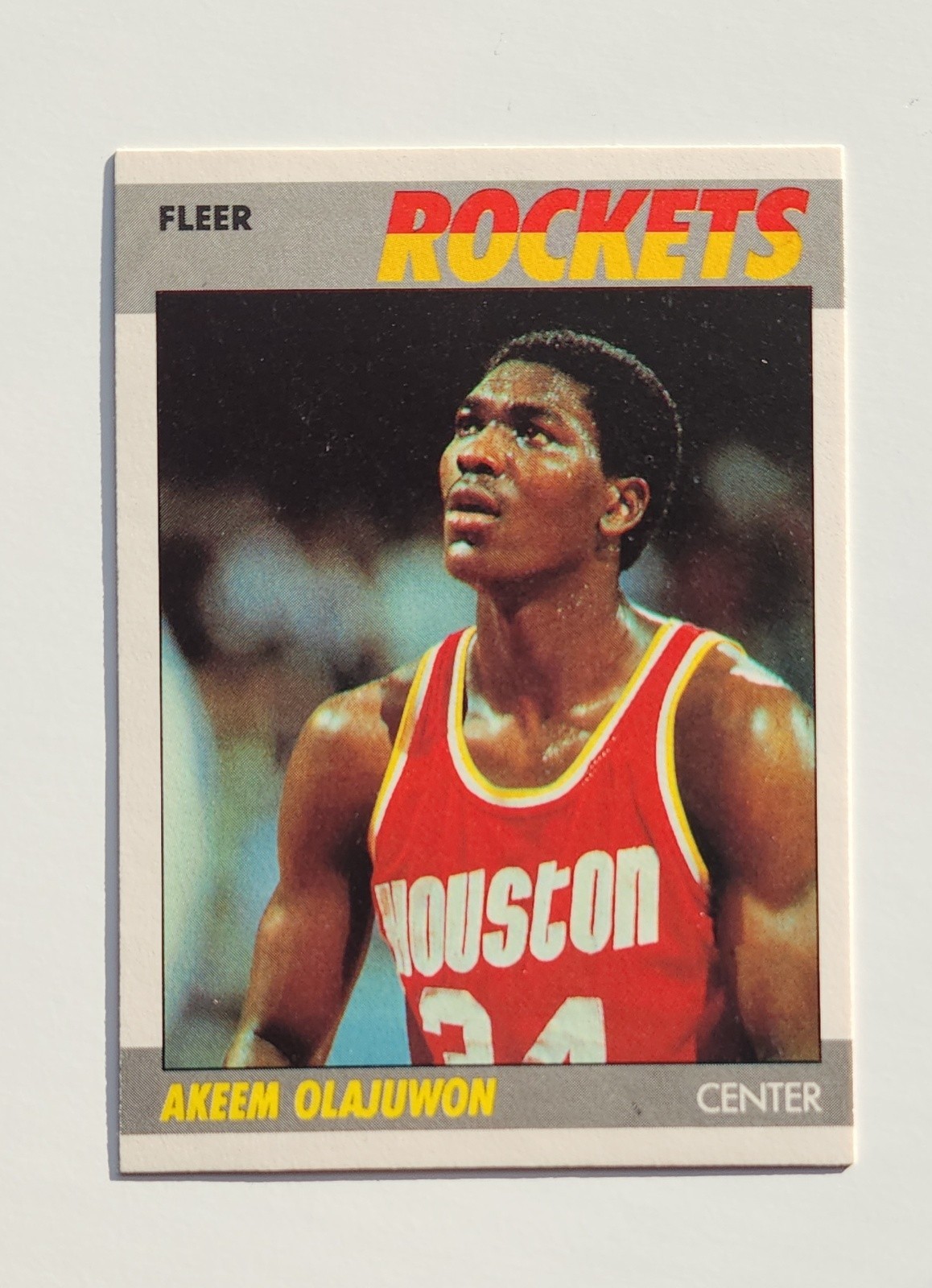 1987-88 Fleer - Hakeem Olajuwon #80 Near Mint 1987-88 Fleer - Hakeem Olajuwon #80 Near Mint