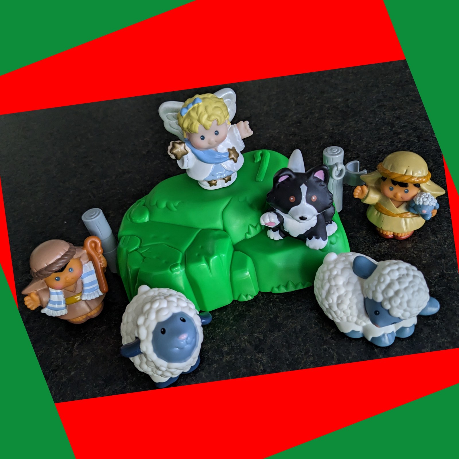 🎄 2005-2011 Fisher Price Little People Lil Shepherds H6731 Complete EUC OOP 🎄 🎄 2005-2011 Fisher Price Little People Lil Shepherds H6731 Complete EUC OOP 🎄