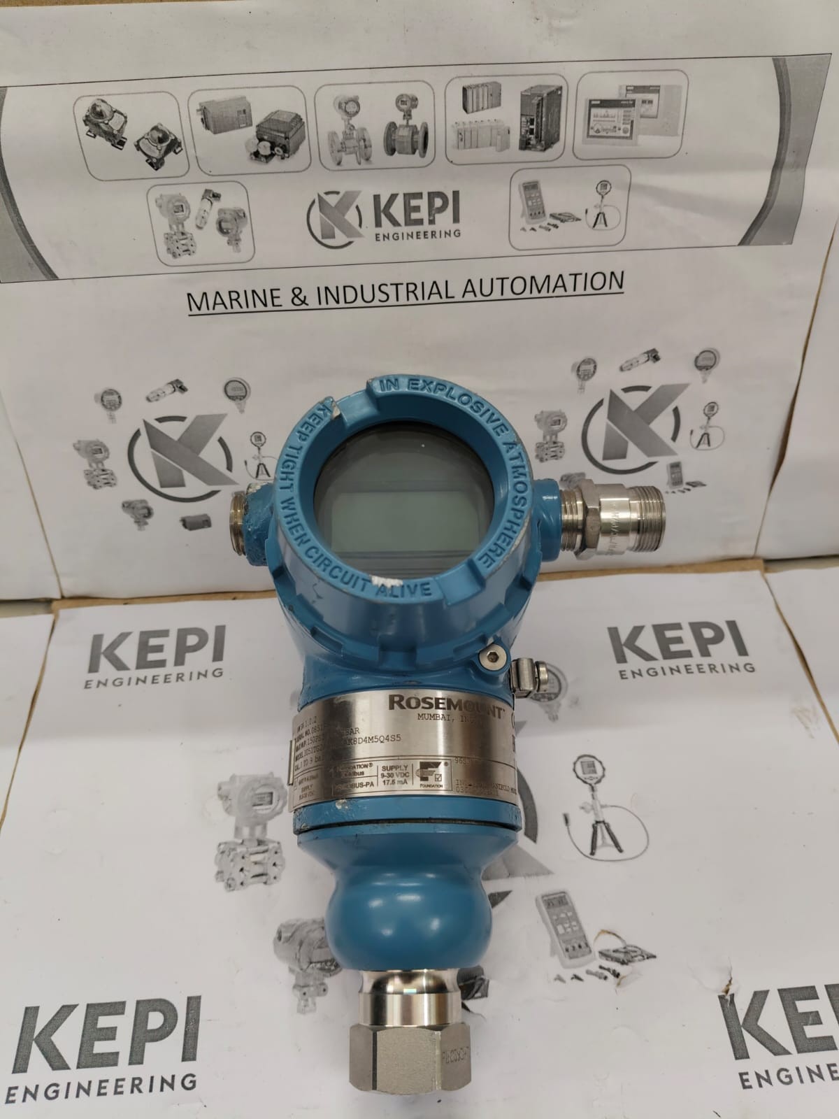ROSEMOUNT 3051TG2A2B21AK8D4M5Q4S5 INLINE GAUGE PRESSURE TRANSMITTER ROSEMOUNT 3051TG2A2B21AK8D4M5Q4S5 INLINE GAUGE PRESSURE TRANSMITTER