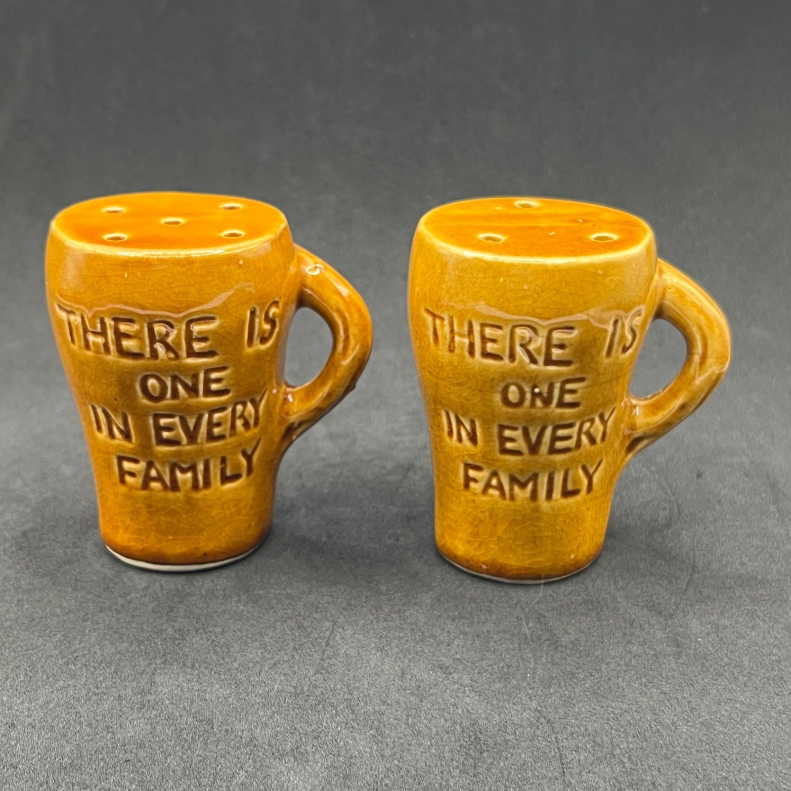 Vintage Japan Ceramic Donkey Horses Ass Salt Pepper Shakers Novelty Joke Mug Vintage Japan Ceramic Donkey Horses Ass Salt Pepper Shakers Novelty Joke Mug