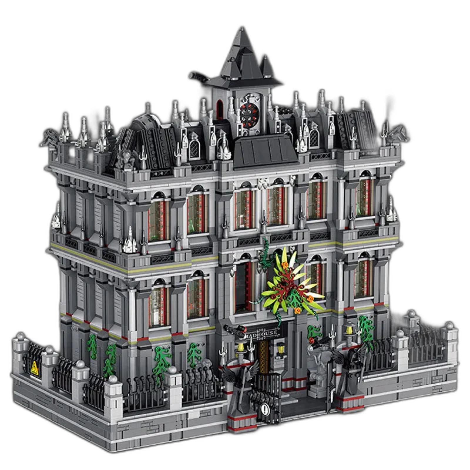 General Jim’s 3-Level Lunatic Asylum GJ-LA 7500PCS LED Building Set