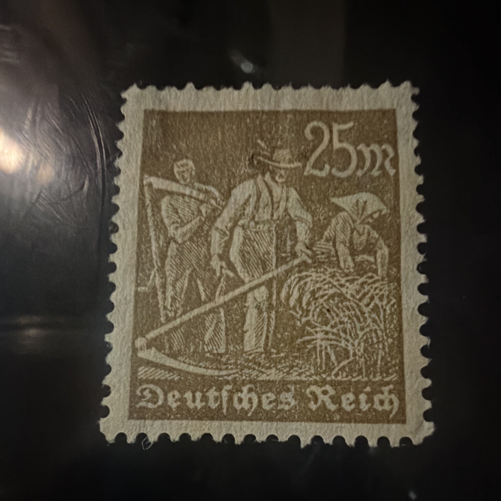 Germany Deutsches Reich Agriculture 25 Pfennig MNH Uncancelled Brown Germany Deutsches Reich Agriculture 25 Pfennig MNH Uncancelled Brown