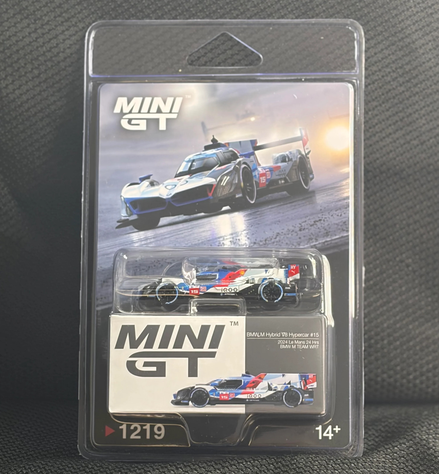 MINI GT #1219 BMW M Hybrid V8 #15 2024 Le Mans MINI GT #1219 BMW M Hybrid V8 #15 2024 Le Mans