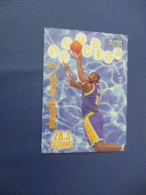 1998-99 Fleer Tradition - Plus Factor Shaquille O\'Neal #143