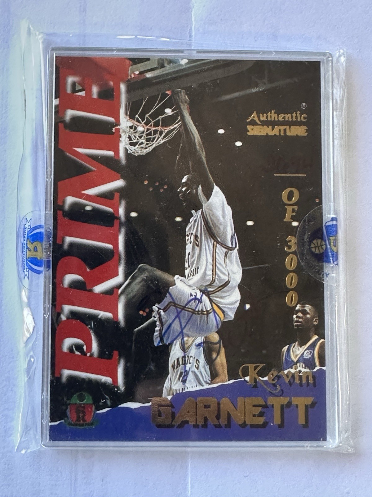 1995 Signature Rookies Prime - Kevin Garnett #16 Autographs /3000 (AU, RC) 1995 Signature Rookies Prime - Kevin Garnett #16 Autographs /3000 (AU, RC)