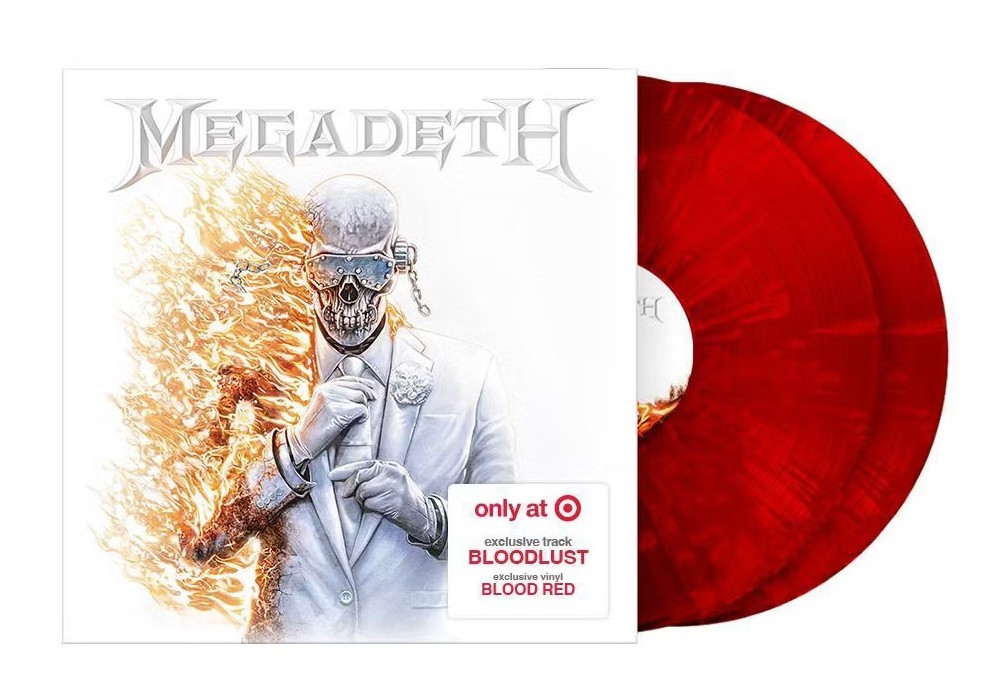 Megadeth Self Titled Limited Blood Red Color Vinyl 2LP + Bloodlust Track Target Megadeth Self Titled Limited Blood Red Color Vinyl 2LP + Bloodlust Track Target