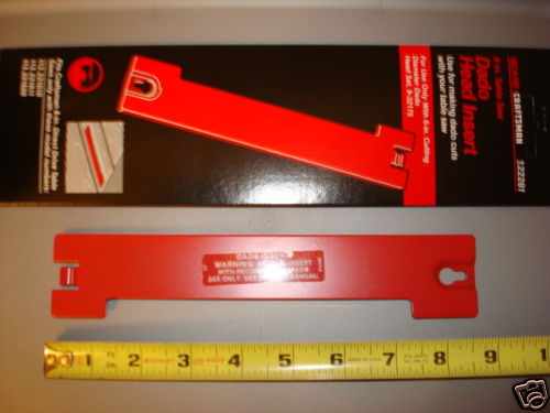 SEARS DADO HEAD INSERT 8\