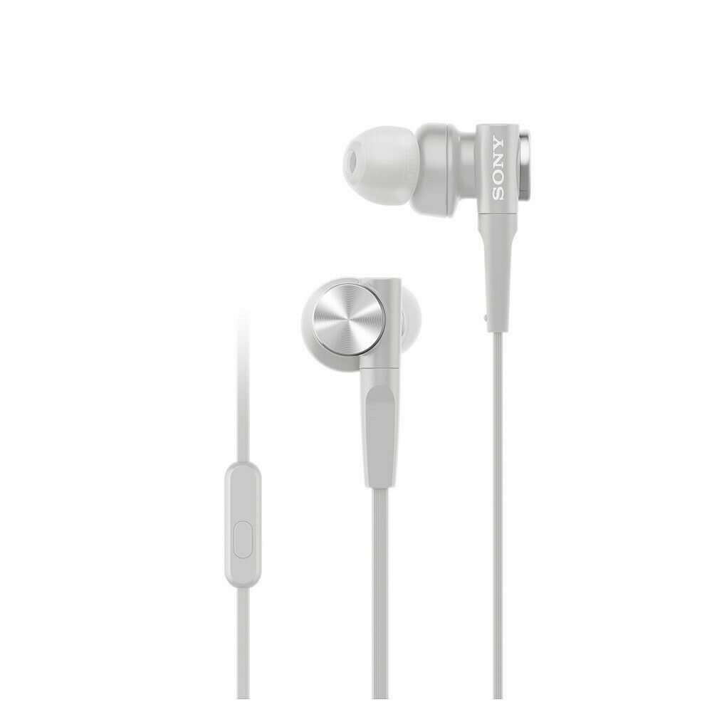 SONY MDR-XB55AP Extra Bass Booster In-Ear Headphones With Remote & Mic Black