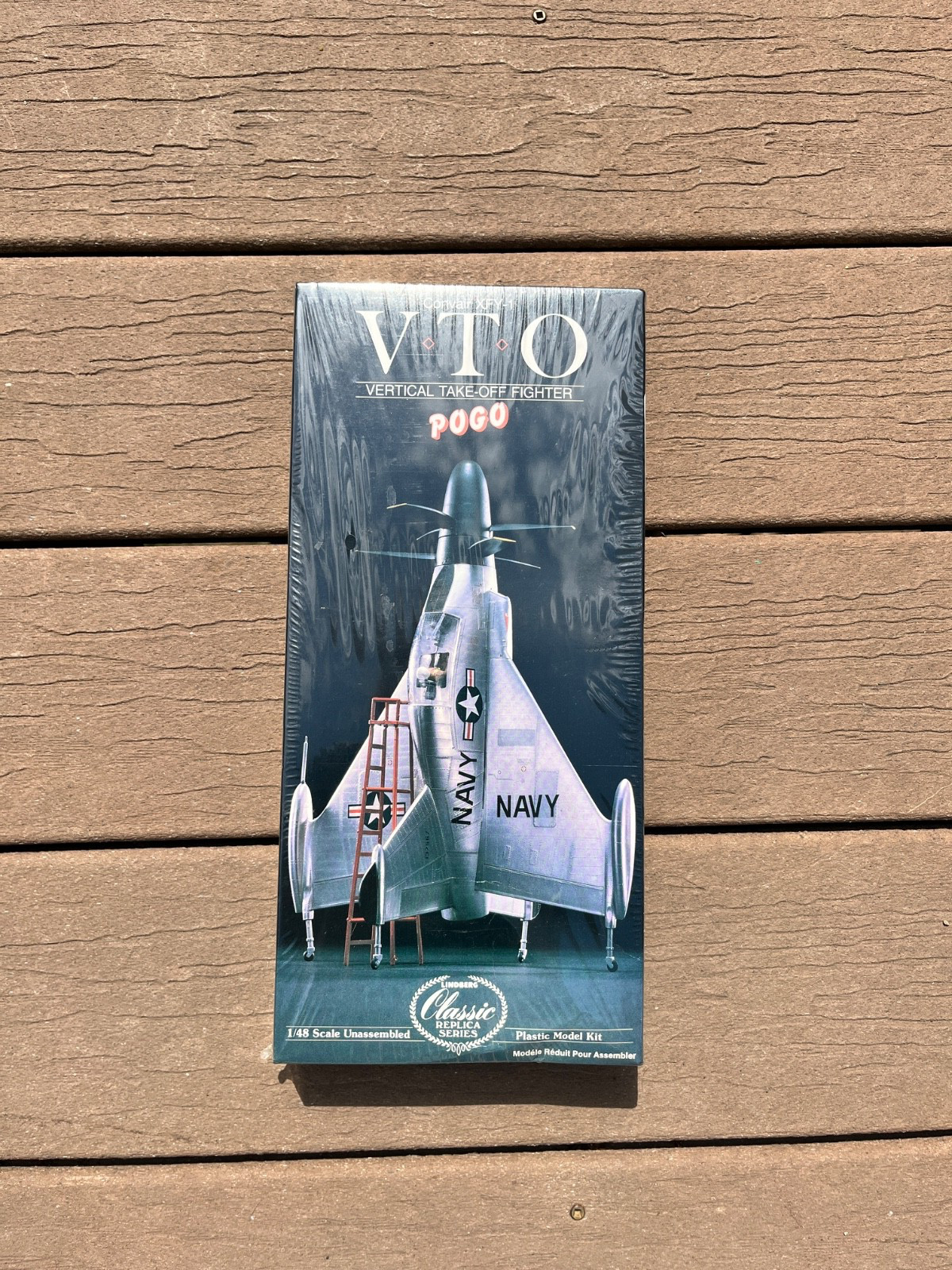 Convair XFY-1 Vertical Take-off Fighter Replica plastic model kit Convair XFY-1 Vertical Take-off Fighter Replica plastic model kit