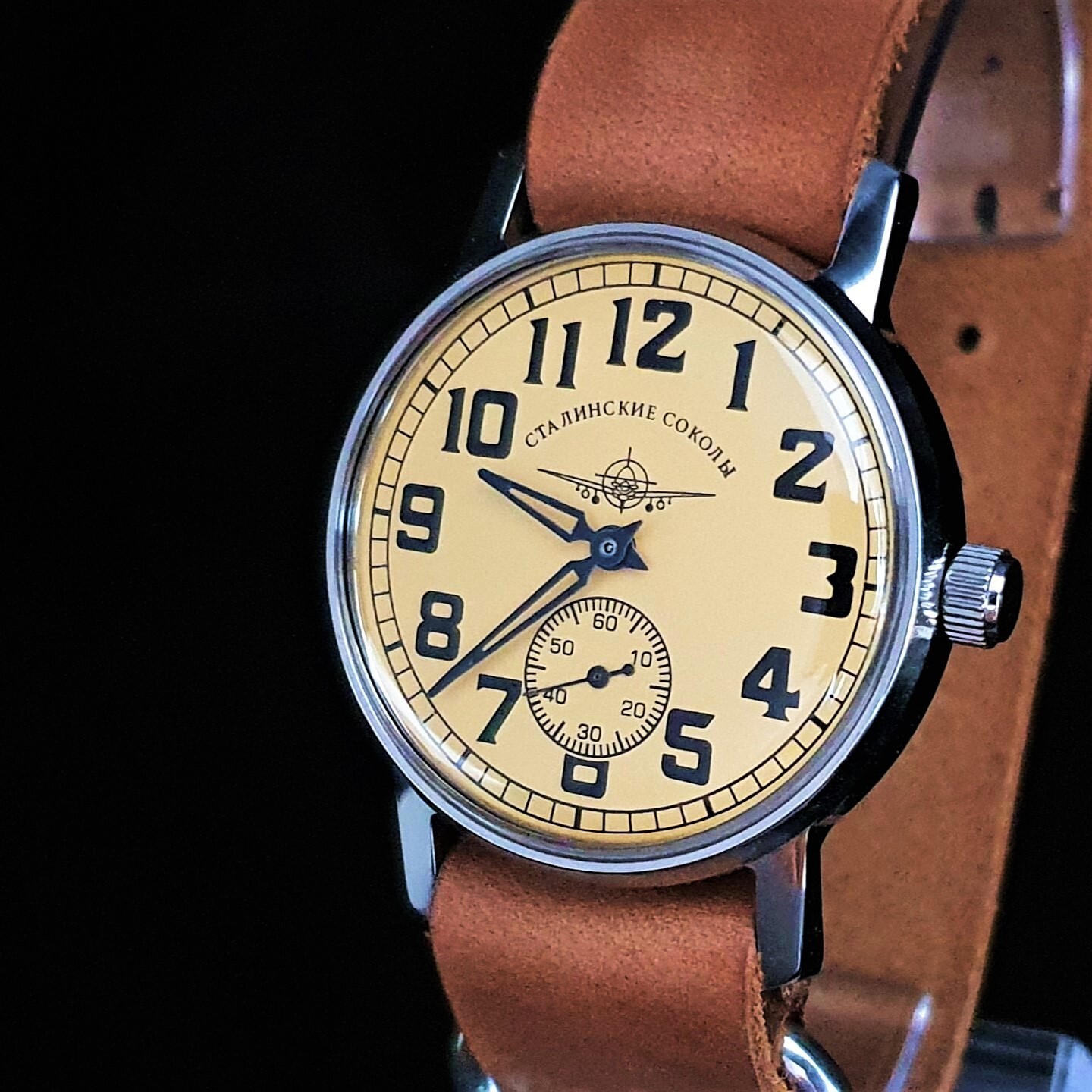 Wristwatch Sturmanskie USSR Vintage Soviet Dress Mechanical Watch Stalin's Falco