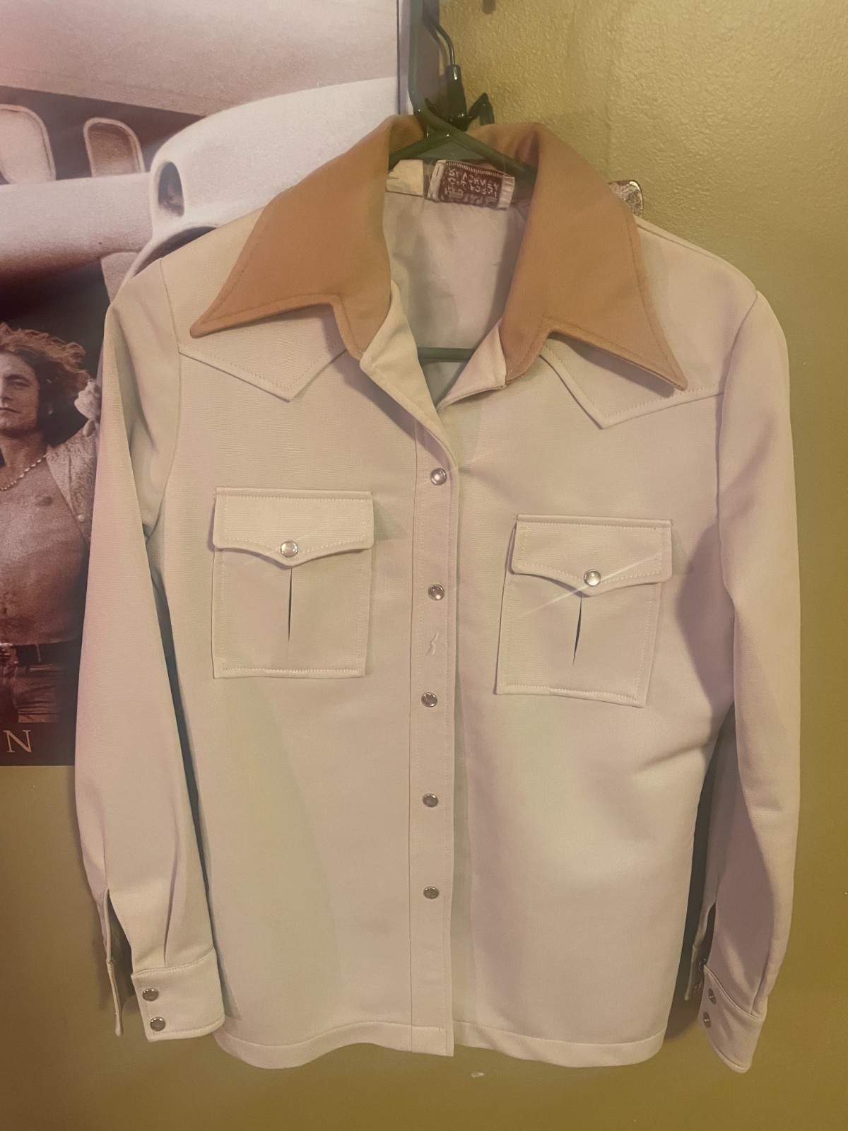 Vintage 1960s-1970s H Bar C California Workwear Pearlsnap Mens Small Vintage 1960s-1970s H Bar C California Workwear Pearlsnap Mens Small