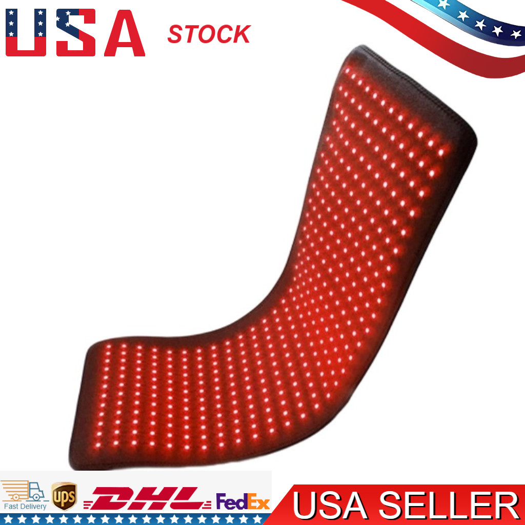 LED Red Light Therapy Pad Infrared Mat Device Back Full Body Relax