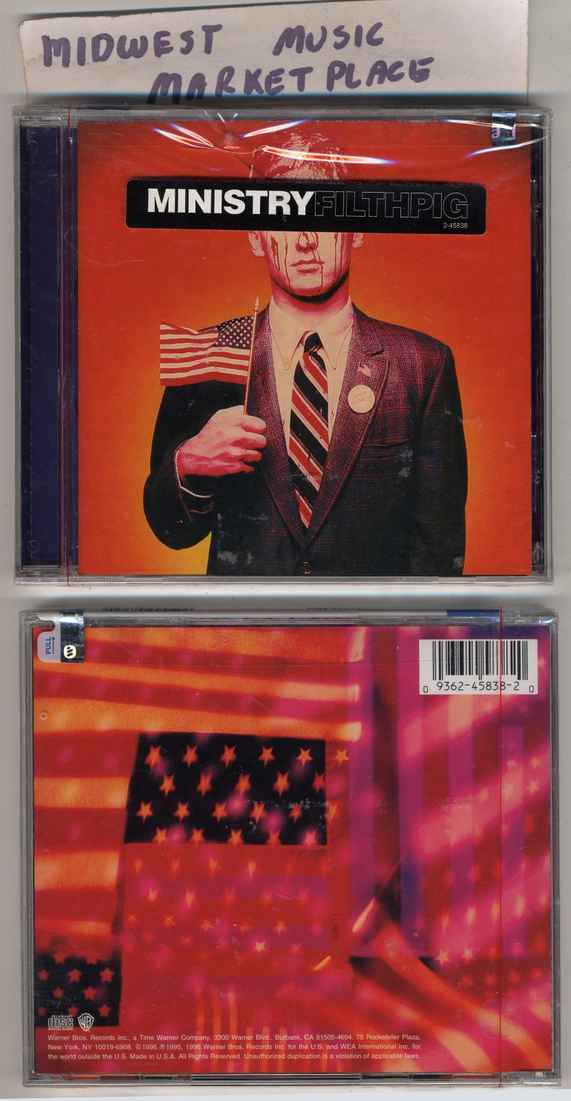 Ministry - Filth Pig - Brand New MINT Sealed CD with Hype Sticker - Lay Lady Lay
