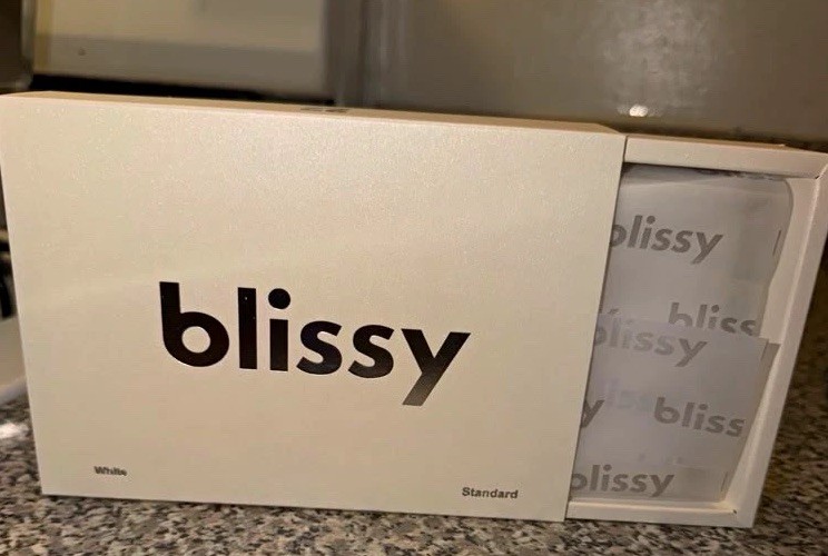 Blissy 100% Pure Mulberry Silk Pillowcase, White Standard, Solid Color Blissy 100% Pure Mulberry Silk Pillowcase, White Standard, Solid Color