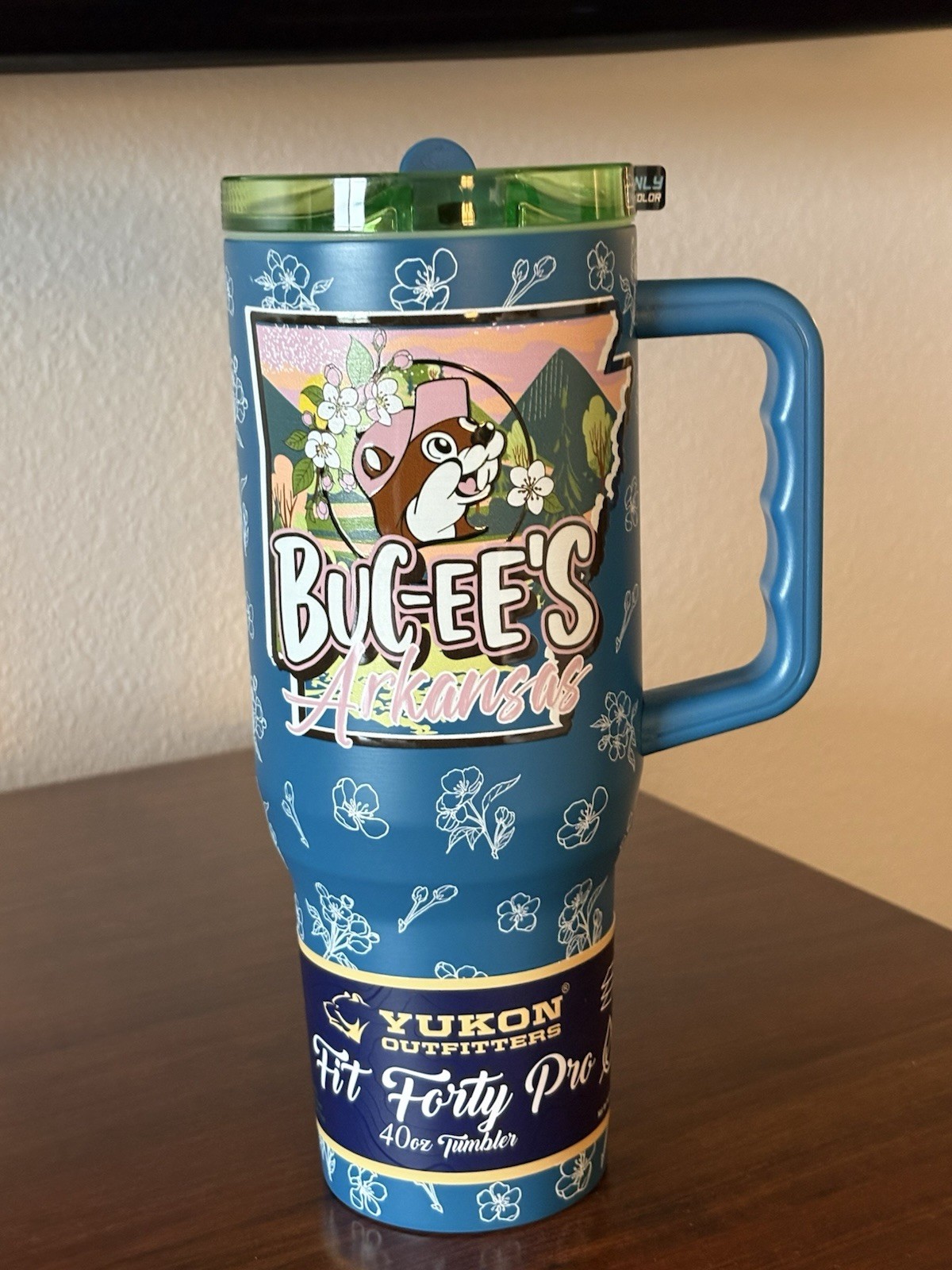 BUC-EE'S Arkansas Blue Yukon Stainless Tumbler Cup 40oz Bucees Cup