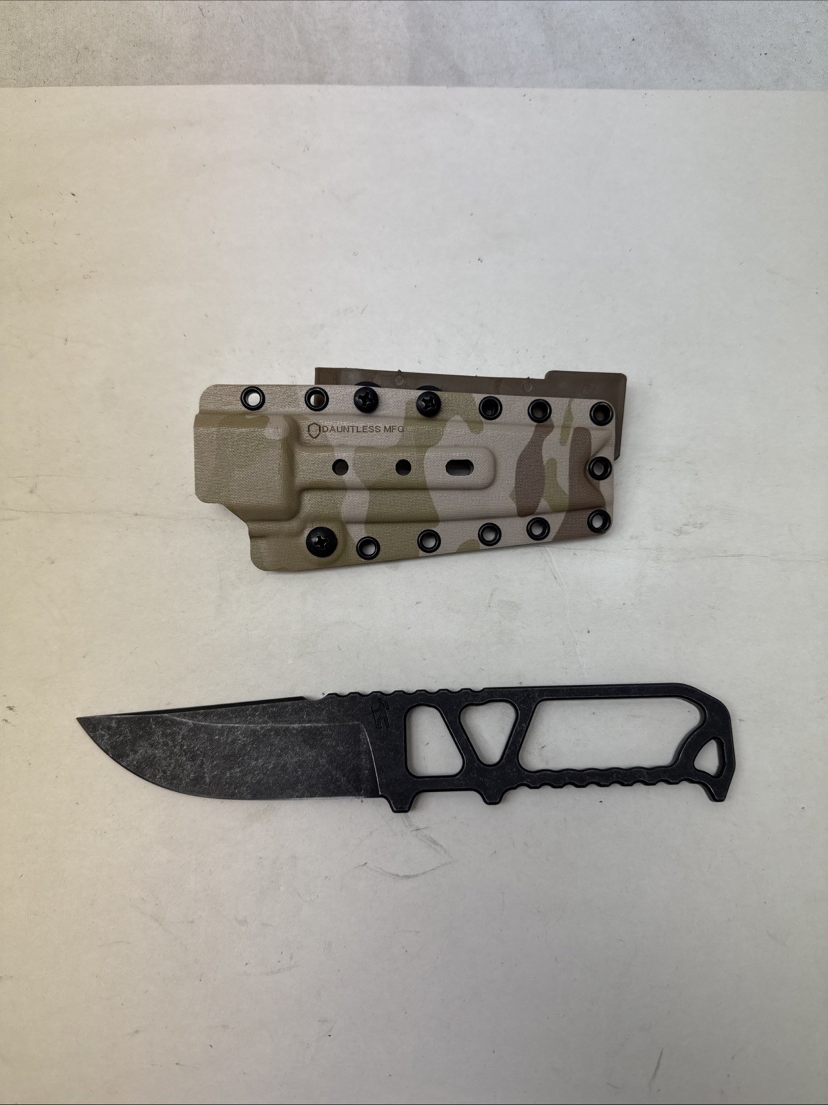 Dauntless Manufacturing Hiker Drop Point Work Knife & Sheath