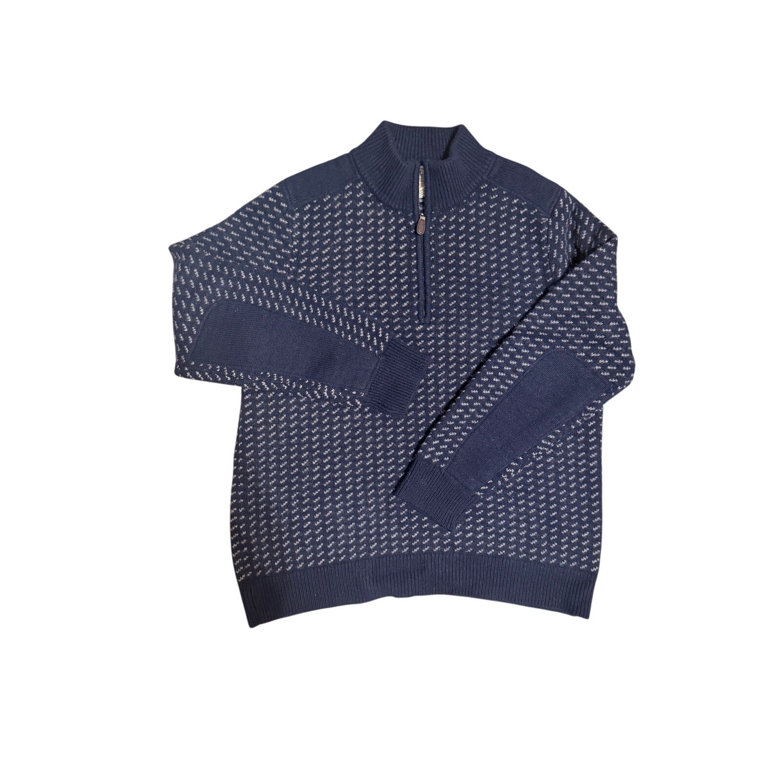 L.L.Bean Wool Cashmere Quarter Zip Sweater – Men’s Large