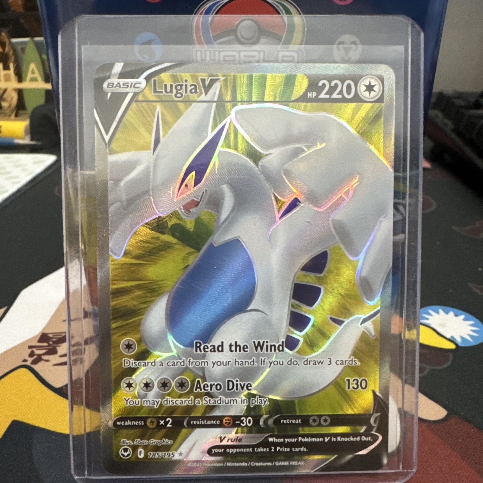 Pokemon Lugia V Full Art Holo Ultra Rare English Swsh12 Silver Tempest 185/195 Pokemon Lugia V Full Art Holo Ultra Rare English Swsh12 Silver Tempest 185/195