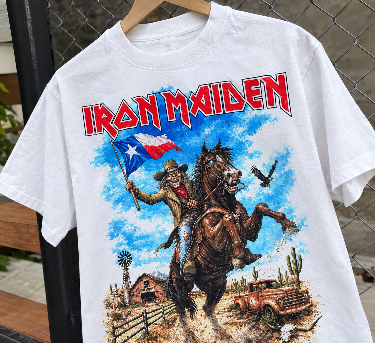 Iron Maiden San Antonio TX Event Tee 2026 Live At Alamodome, On September 29 