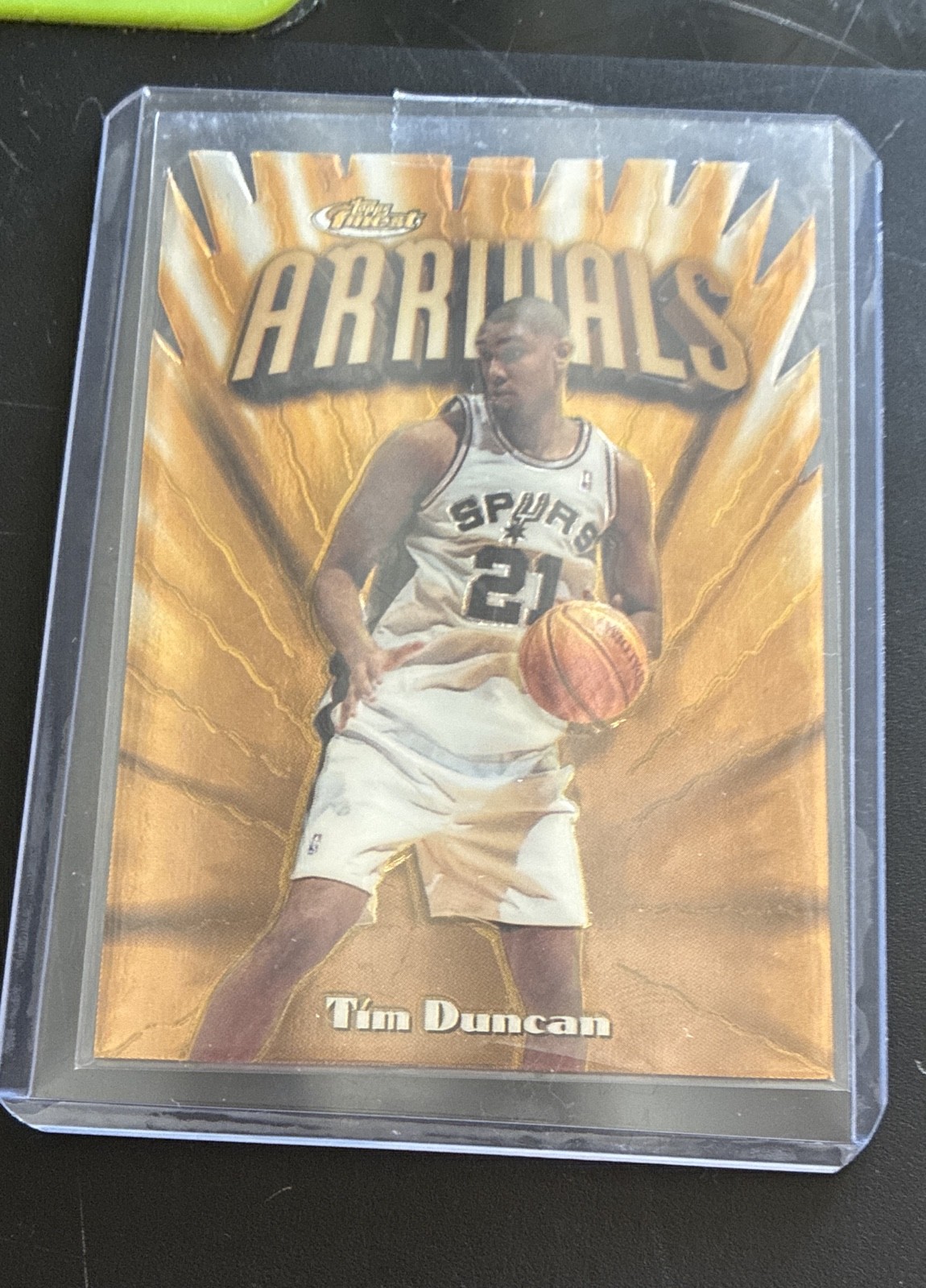 1997-98 Topps Finest - Rare Gold Tim Duncan #325 Embossed (RC) 1997-98 Topps Finest - Rare Gold Tim Duncan #325 Embossed (RC)