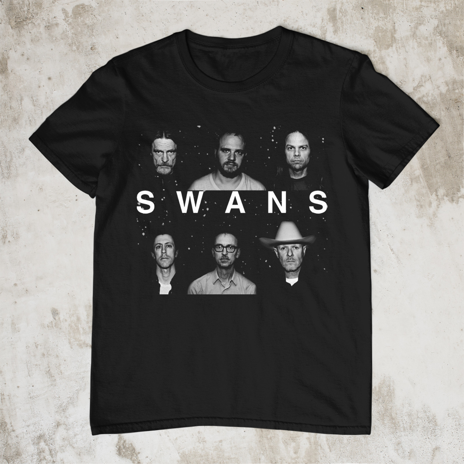 Rare Swans Band Member Short Sleeve Cotton Black All Size T-Shirt AG1209