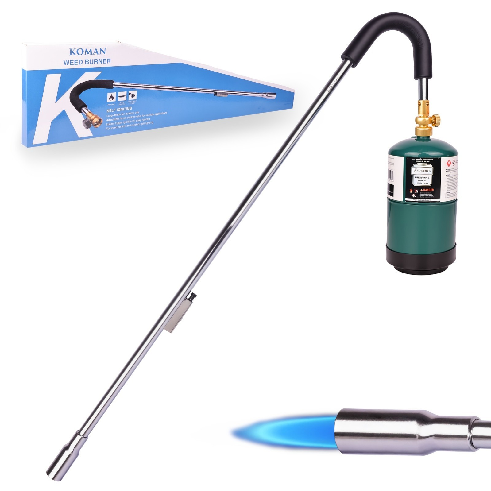 KOMAN Weed Torch Propane Burner, 35 KOMAN Weed Torch Propane Burner, 35