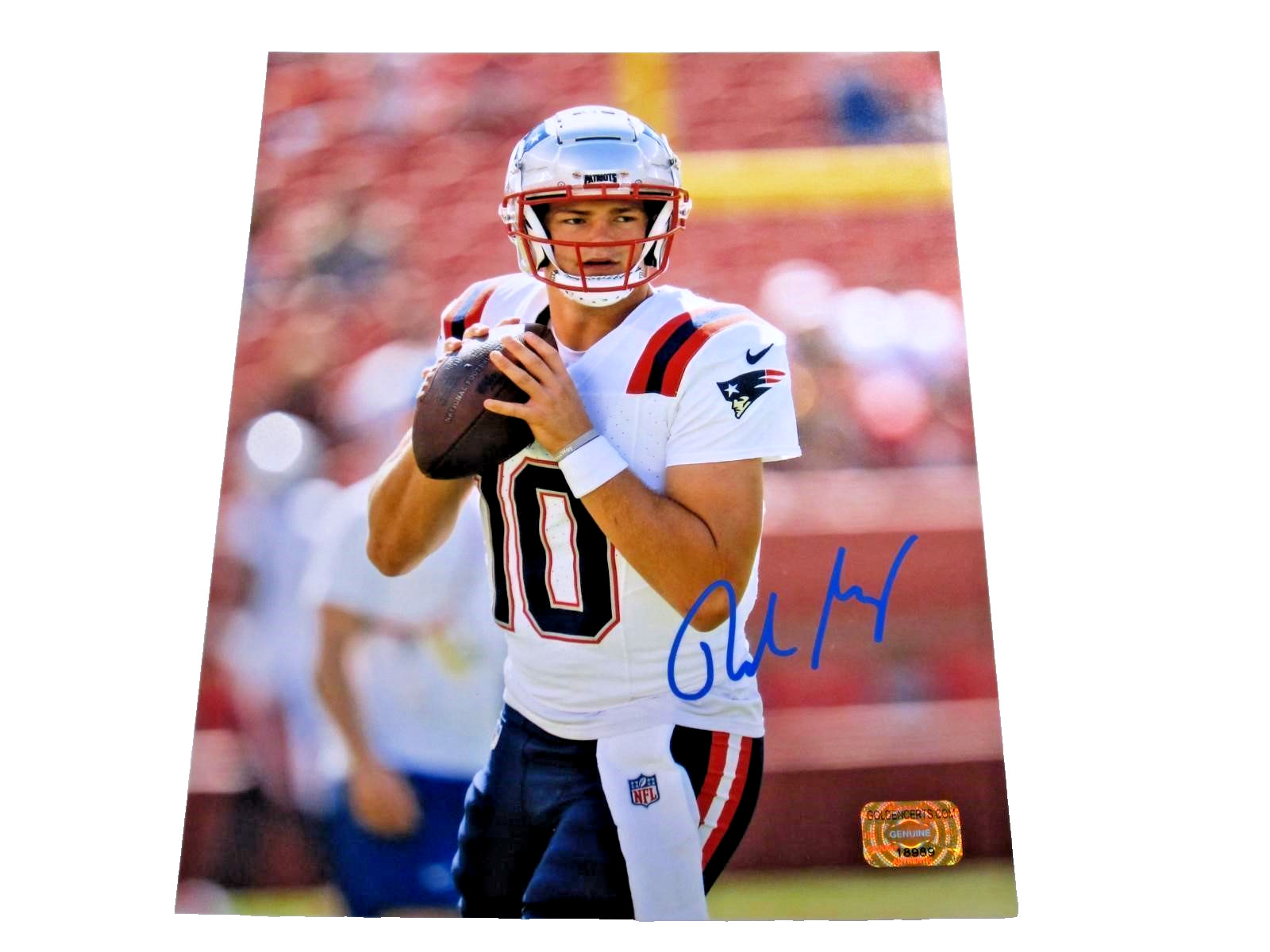 DRAKE MAYE Hand Signed 8x10 Photo PATRIOTS QB #10 Autograph w/COA + FAST SHIP DRAKE MAYE Hand Signed 8x10 Photo PATRIOTS QB #10 Autograph w/COA + FAST SHIP