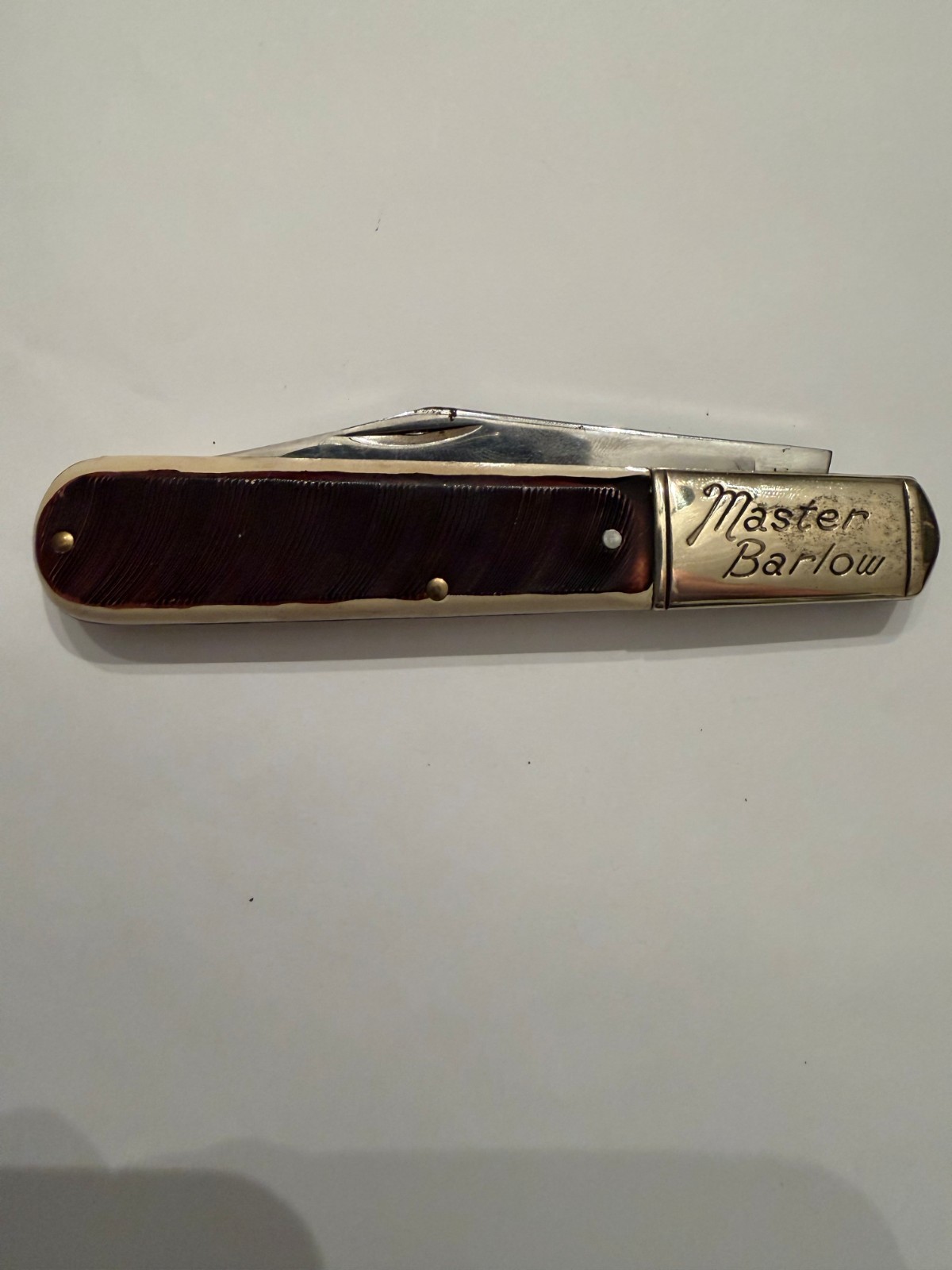 NOS Vintage Colonial PROV USA Master Barlow Folding Knife NOS Vintage Colonial PROV USA Master Barlow Folding Knife