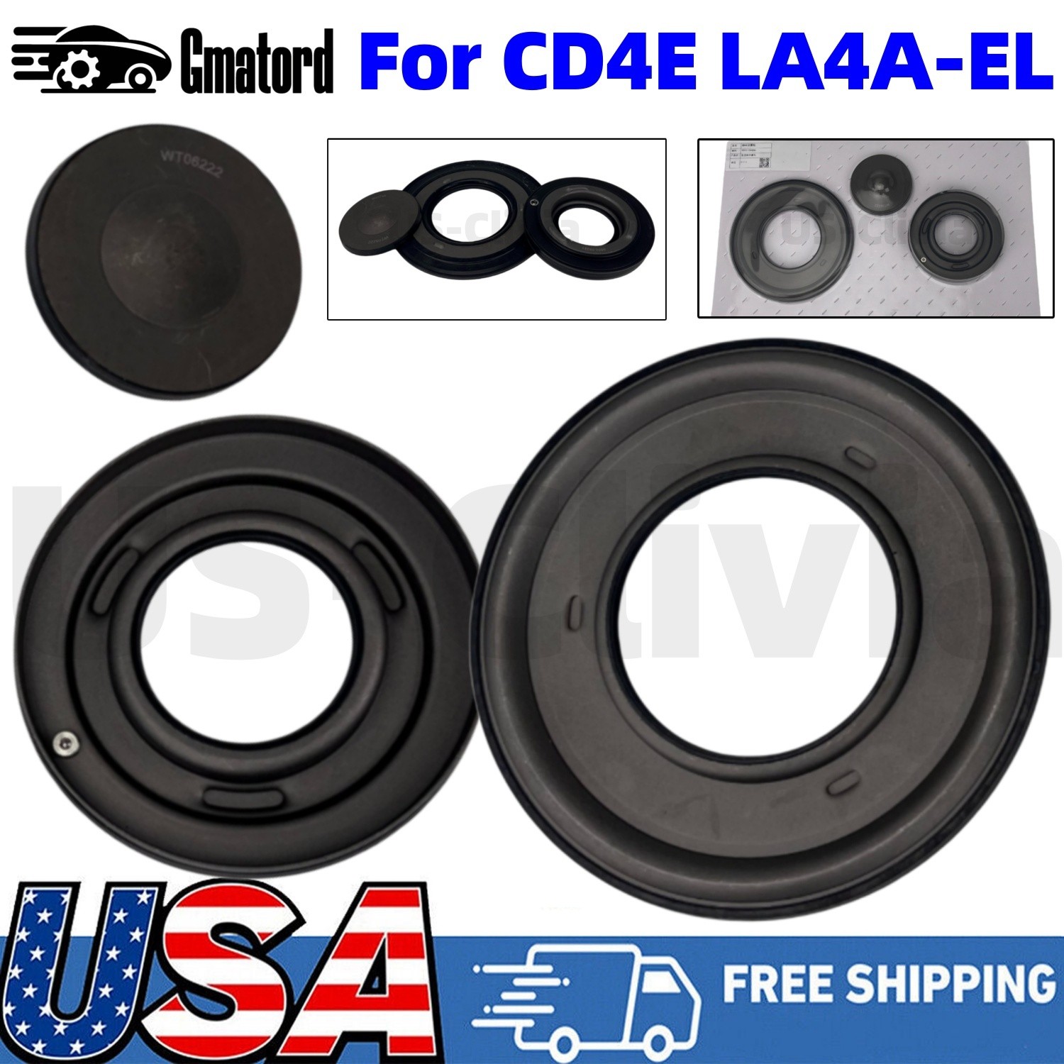 CD4E LA4A-EL Automatic Transmission Bonded Piston Kit 3PCS For Ford Escape Mazda