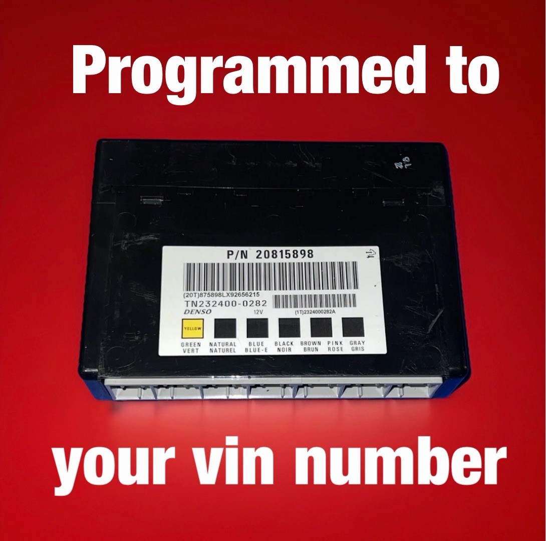 20815898 GM Body Control Module Programmed To Your VIN BCM